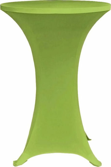 vidaXL Elastic Table Cover Green Ø70cm 2pcs