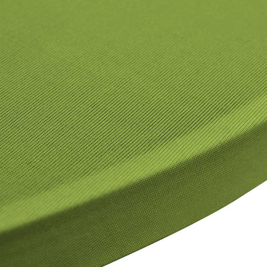 vidaXL Elastic Table Cover Green Ø70cm 4pcs