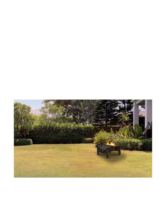 Kratki Firepit Black 58x58x32.5cm