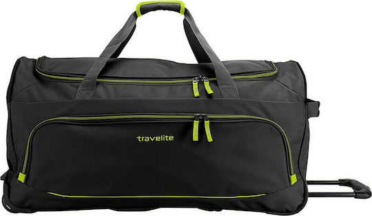 Travelite Сак Вояж Назад 89лт Черен с колела Текстилен Д71xШ36xВ31см.