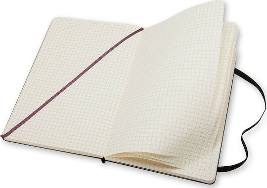 Moleskine Classic Collection Notebook A5 Square with Elastic Black