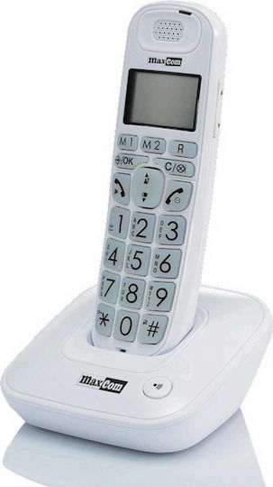 MaxCom MC6800 Ασύρματο Τηλέφωνο Λευκό