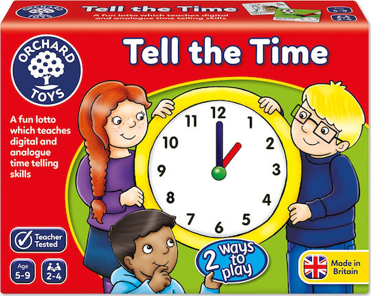 Επιτραπέζιο Παιχνίδι Tell the Time Game για 2-4 Παίκτες 5+ Ετών (EN) Orchard