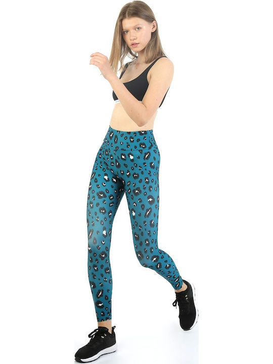 Dri-Fit Training Women's Long High Waist Leggings Leo Petrol