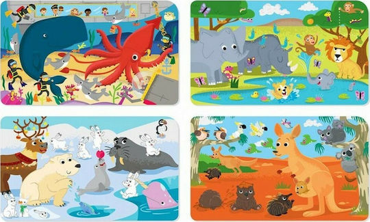 Настолна игра Recollect Animal Kingdom за 1-8 играчи 5+ години (EN) Hinkler