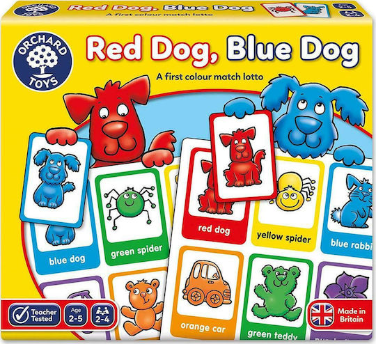 Board Game Red Dog Blue Dog for 2-5 Players 2+ Years Old (EN) Orchard