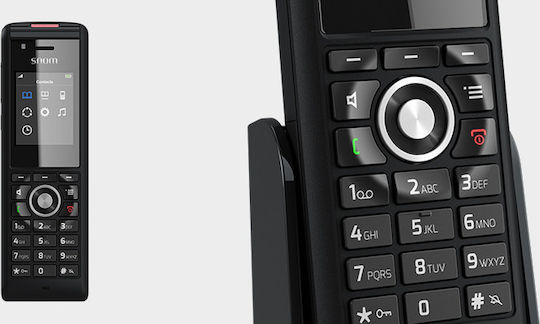 Snom M85 Industrial Handset Ασύρματο Τηλέφωνο IP Μαύρο