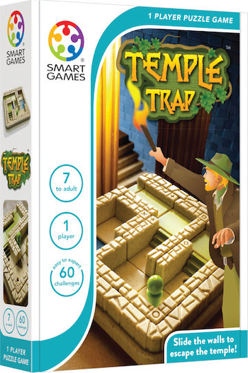 Επιτραπέζιο Παιχνίδι Temple Trap για 1 Παίκτη 7+ Ετών (EN) Smart Games