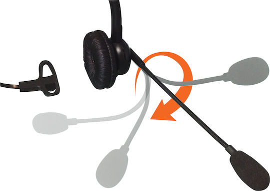 SuperVoice SVC102 DUAL VOIP слушалки Двоен без долен кабел (SPRV-0017)