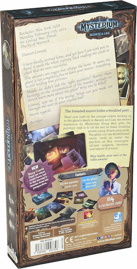 Επέκταση Παιχνιδιού Mysterium Secrets & Lies για 2-7 Παίκτες 10+ Ετών (EN) Libellud