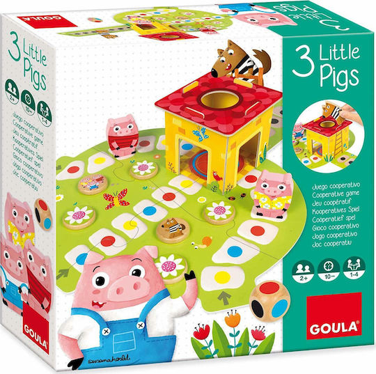 Επιτραπέζιο Παιχνίδι Little Pigs Game για 2-4 Παίκτες 2+ Ετών (EN) Goula