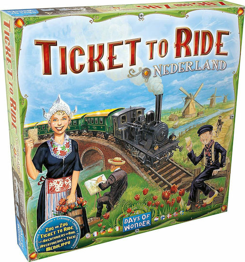 Spiel Erweiterung Ticket to Ride: Ολλανδία für 2-5 Spieler 8+ Jahre (EN) Days of Wonder