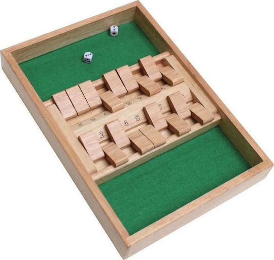 Настолна игра Shut The Box за 1-2 играчи 6+ години (EN) Goki