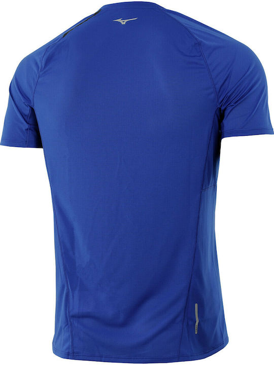 Mizuno Premium Aero Herren T-Shirt Kurzarm Blau