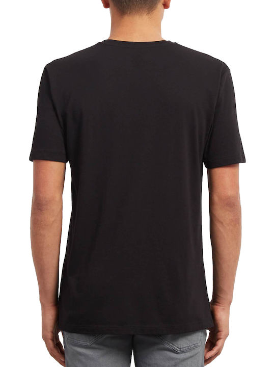 Volcom T-shirt Bărbătesc cu Mânecă Scurtă Negru