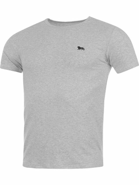 Lonsdale Men's Athletic T-shirt Short Sleeve Grey Marl