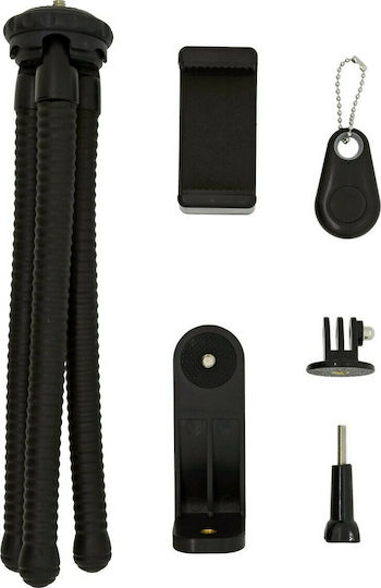 LDX-666 Selfie Stick με Bluetooth Μαύρο