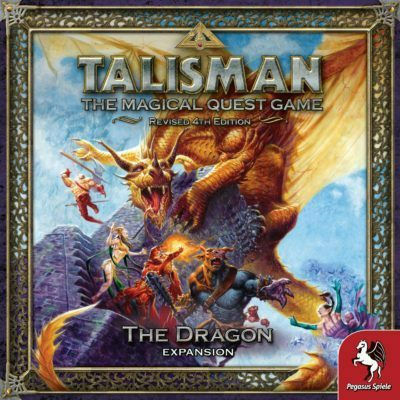 Pegasus Spiele Game Expansion Talisman Revised 4th Edition The Dragon for 2-6 Players 13+ Years (EN)