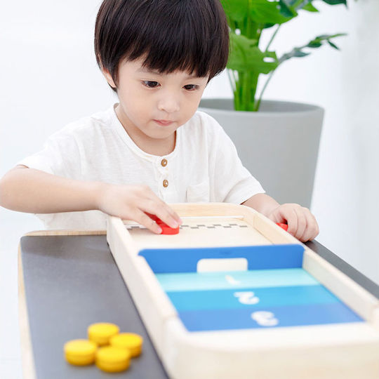 Board Game Παιχνίδι με δίσκους 2 σε 1 for 1-2 Players 3+ Years Old (EN) Plan Toys
