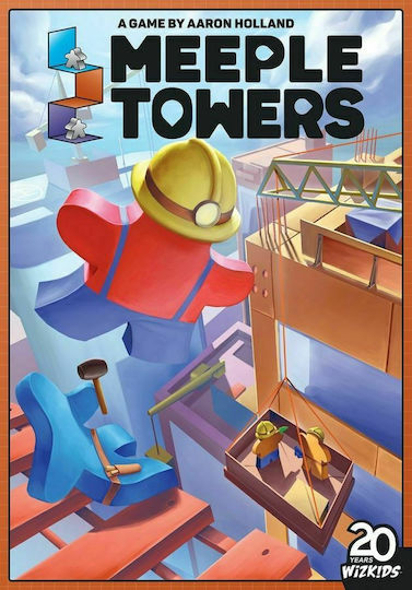 Board Game Meeple Towers for 2-4 Players 12+ Years Old (EN) WizKids