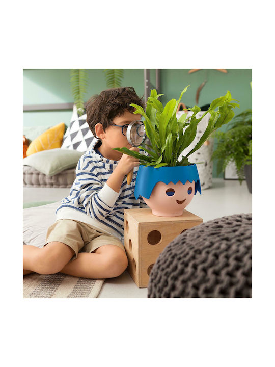 Lechuza Playmobil Ojo Самополивен Саксия Пластмаса 21x21см.