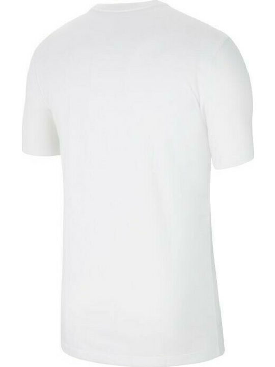 Nike Park 20 Men's Athletic T-shirt Short Sleeve Dri-Fit White