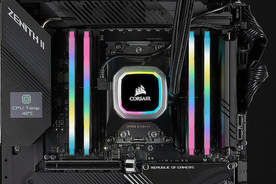 Corsair Vengeance RGB Pro SL 16GB DDR4 RAM cu 2 module (2x8GB) și