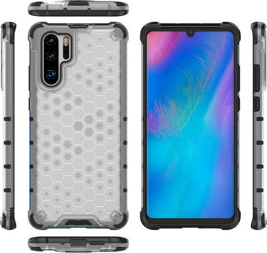 Hurtel Honeycomb Back Cover Πλαστικό Διάφανο (Huawei P30 Pro)
