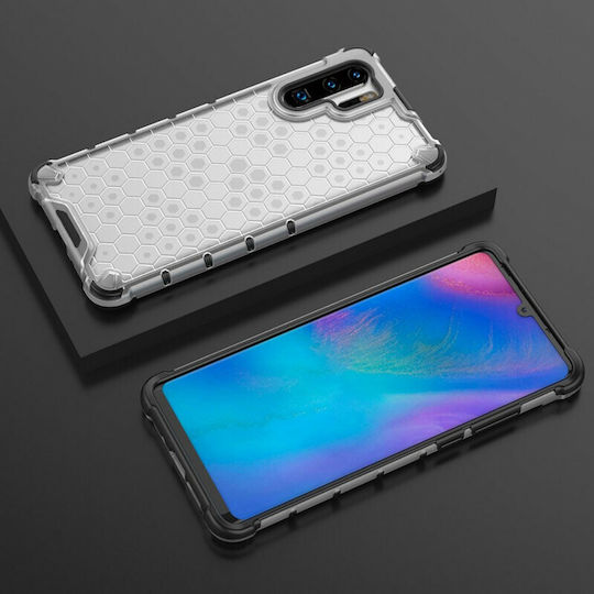 Hurtel Honeycomb Back Cover Πλαστικό Διάφανο (Huawei P30 Pro)
