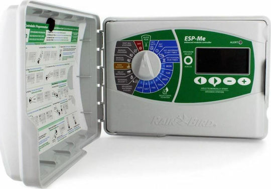 Rainbird ESP-Me Series Προγραμματιστής Ποτίσματος Πίνακα Ρεύματος 4 Στάσεων Επεκτάσιμος