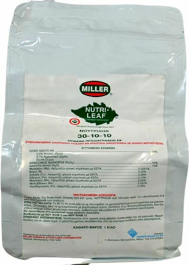Miller Chemical Nutrileaf Тор Азот, Фосфор, Калий (30-10-10) 2.27kg