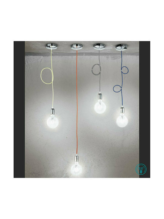 Fan Europe Idea Pendant Light Suspension for Socket E27 White