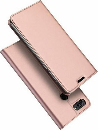 Dux Ducis Skin Pro Book Piele artificială Rose Gold (Honor 10 Lite)