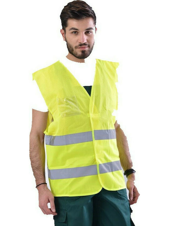 Ergo Vestă de siguranță cu benzi reflectorizante Galben