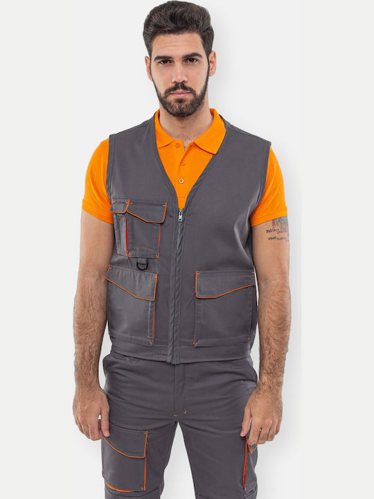 Axon Arbeitsweste Gray / Orange
