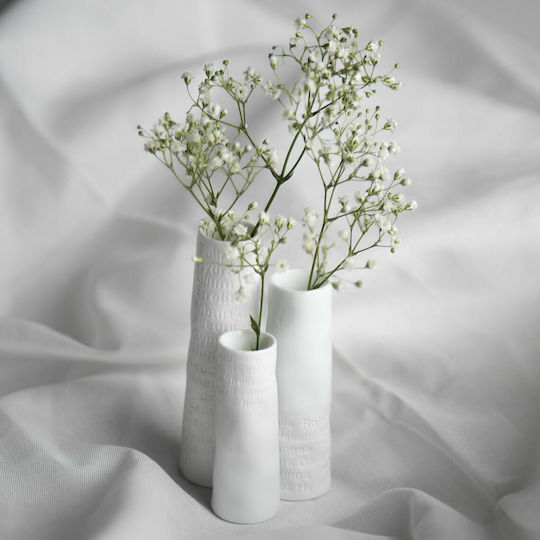 Rader Decorative Vase Room Poetry White 5x5x23cm