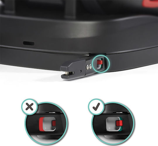 Kinderkraft Vado Καθισματάκι Αυτοκινήτου με Isofix Red 0-25 kg