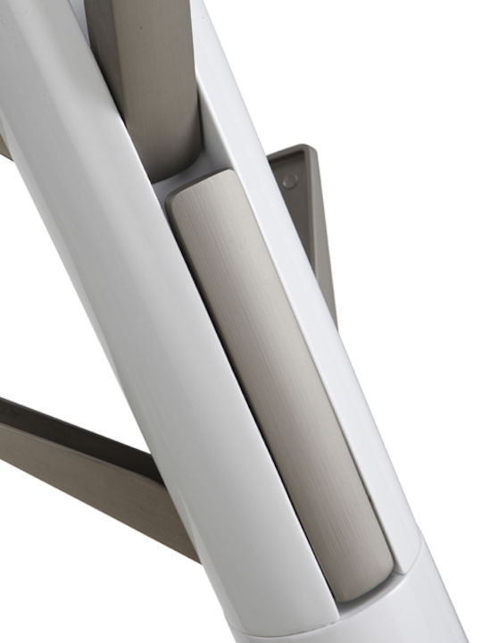 Umbra Wooden Coat Rack White with 9 Hooks 39.4x39.4x165cm