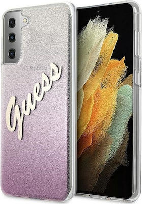 Guess Vintage Silicone Back Cover Pink (Galaxy S21+ 5G)