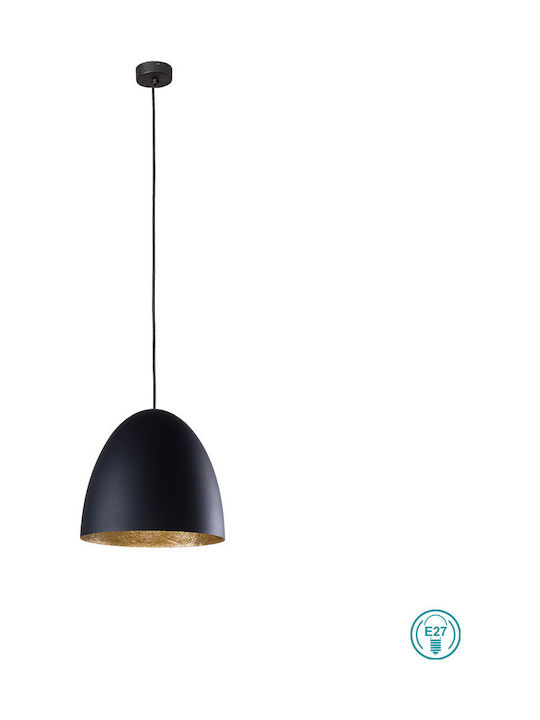 Nowodvorski Pendant Light Single-Light for Socket E27 Black