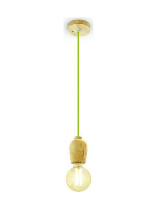 V-TAC Pendant Light Suspension for Socket E27 Green