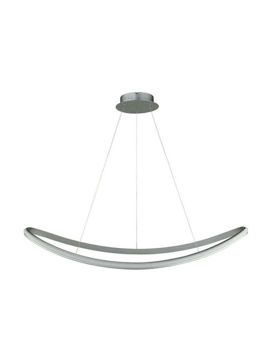 Ondaluce Pendant Light LED with Warm White Light Silver