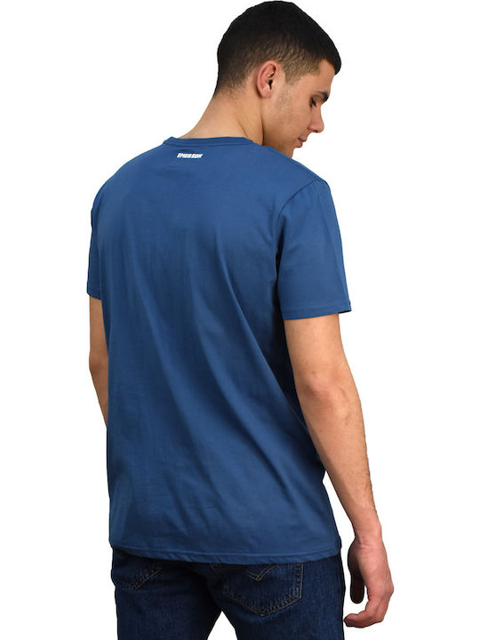 Emerson Ανδρικό T-shirt Dutch Blue με Λογότυπο