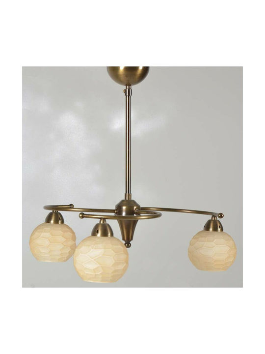 Homeplus Roma Bronze Pendant Light Three-Light Bronze