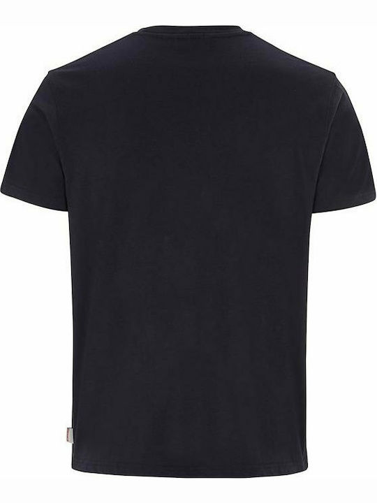 Lonsdale Chesterfield Dark Navy Αθλητικό Ανδρικό T-shirt Dark Navy με Λογότυπο