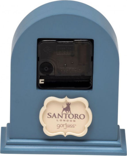 Santoro Wooden Desktop Clock The White Rabbit