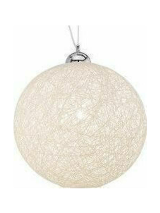 Ideal Lux BASKET SP1 D40 Pendant Light Suspension Ball for Socket E27 Beige