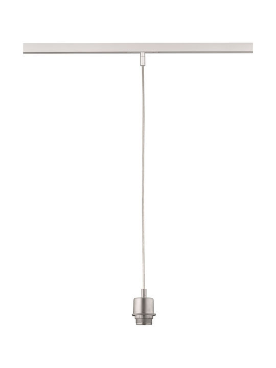 Fischer Honsel HV-Track 6 Pendant Light Suspension Rail for Socket E27 Silver