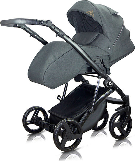 Milu Kids Atteso Бебешка количка 3 в 1 Светло сиво
