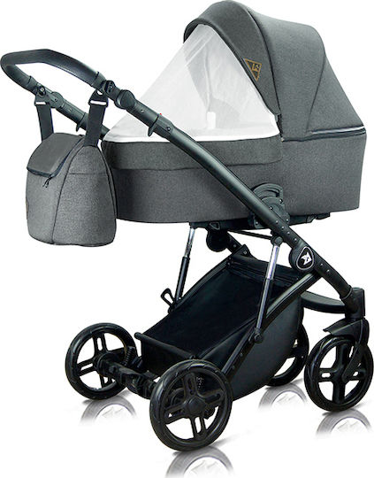 Milu Kids Atteso Бебешка количка 3 в 1 Светло сиво